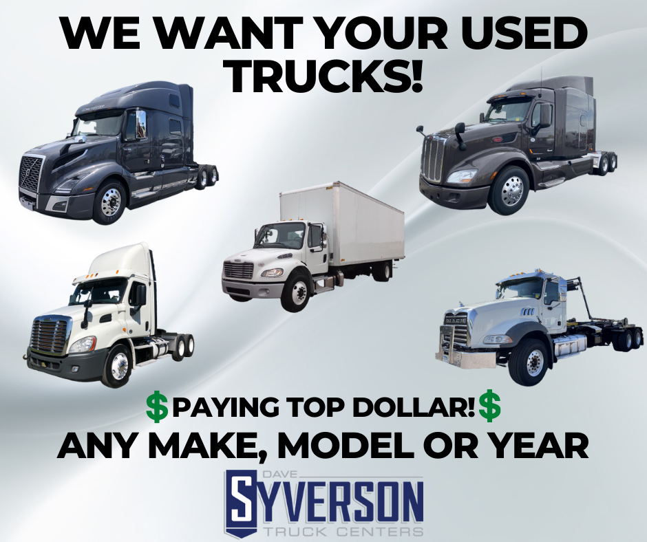 We want your used trucks